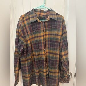 Ike Behar Multicolor Plaid Shirt mens XL A